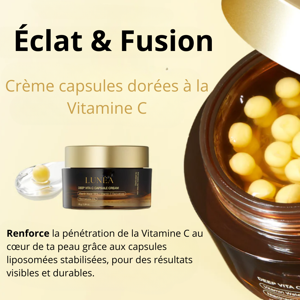 Crème en capsules Vitamine C & Collagène – LUNÉA