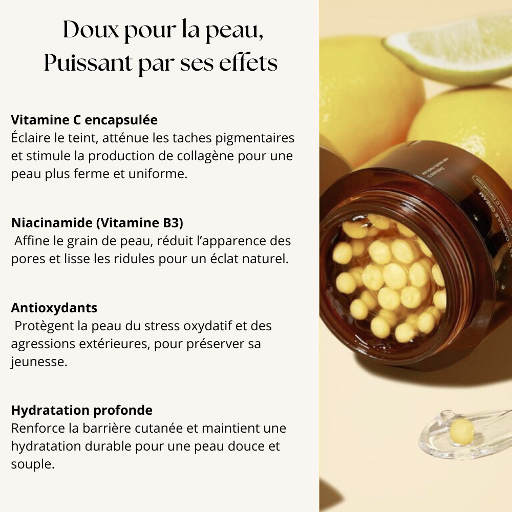 Crème en capsules Vitamine C & Collagène – LUNÉA